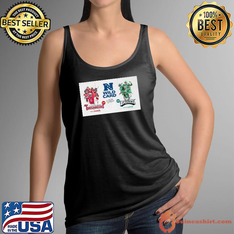 Tampa Bay Buccaneers Vs Philadelphia Eagles 2024 NFC Wild Card Shirt