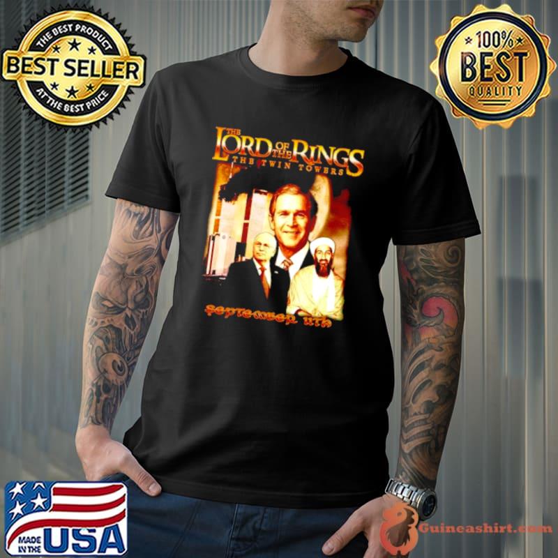 The Lord Of The Rings the twin towers September 11th shirt
