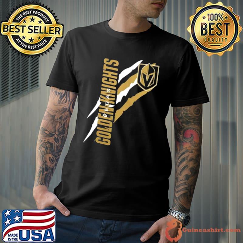 Vegas Golden Knights Starter Black Color Scratch Shirt
