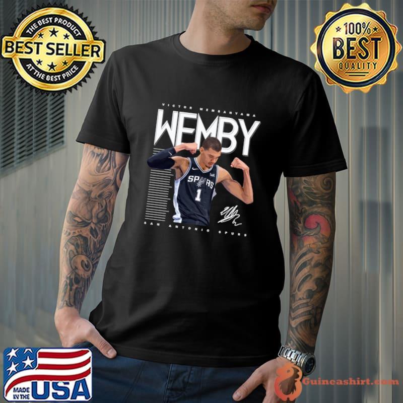 Victor Wembanyama Signature French professional basketball player for the San Antonio Spurs T-Shirt