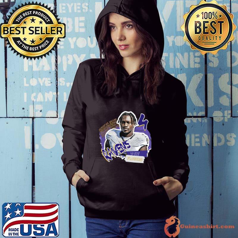 Zay Flowers American football wide receiver for the Baltimore Ravens T-Shirt
