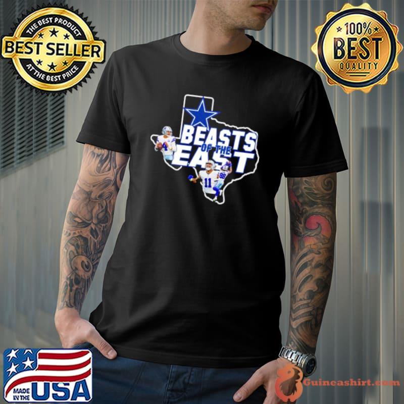 4 11 88 Dallas Cowboys Football Player Beast Of The East Texas Map shirt