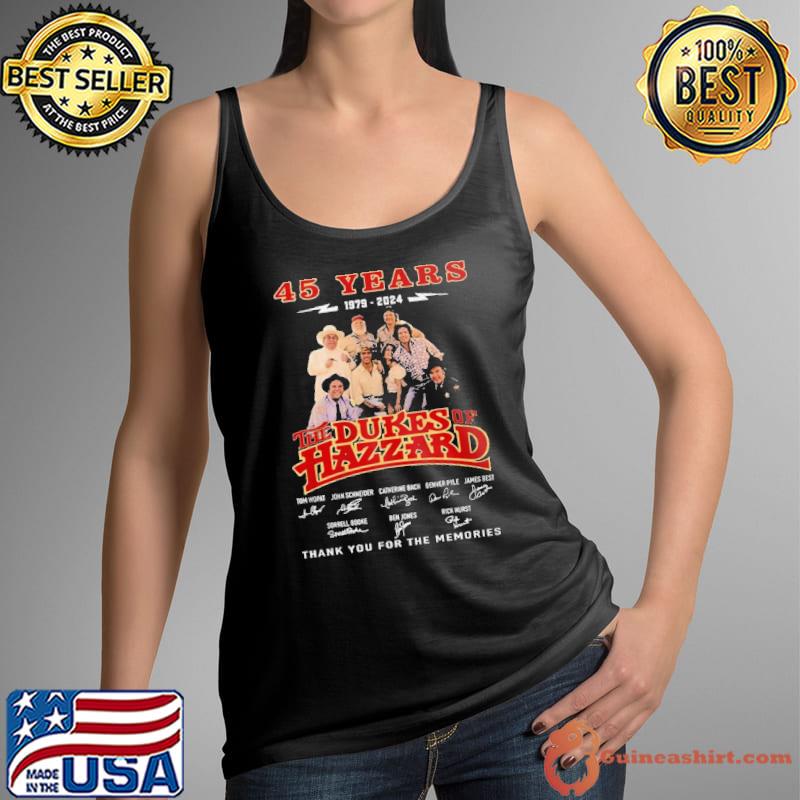 45 Years 1979 – 2024 The Dukes Of Hazzard Thank You For The Memories Shirt