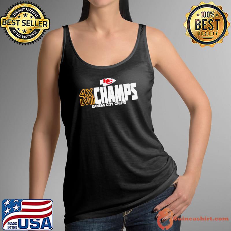 4x Champs Super Bowl LVIII Kansas City Chiefs shirt