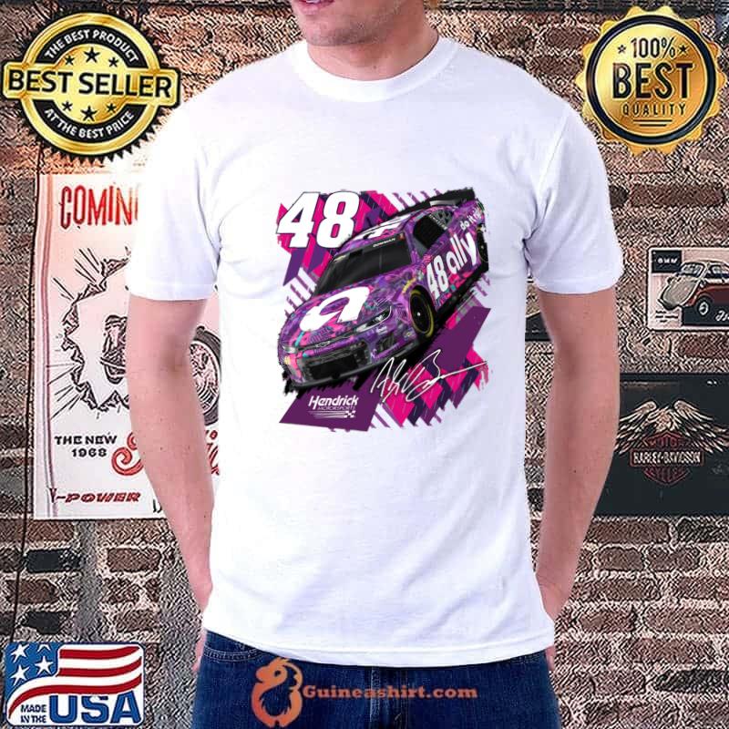 Alex Bowman Charcoal Ally American professional stock car racing driver T-Shirt