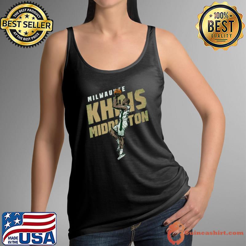 American professional basketball khris middleton jumper for Milwaukee Bucks T-Shirt