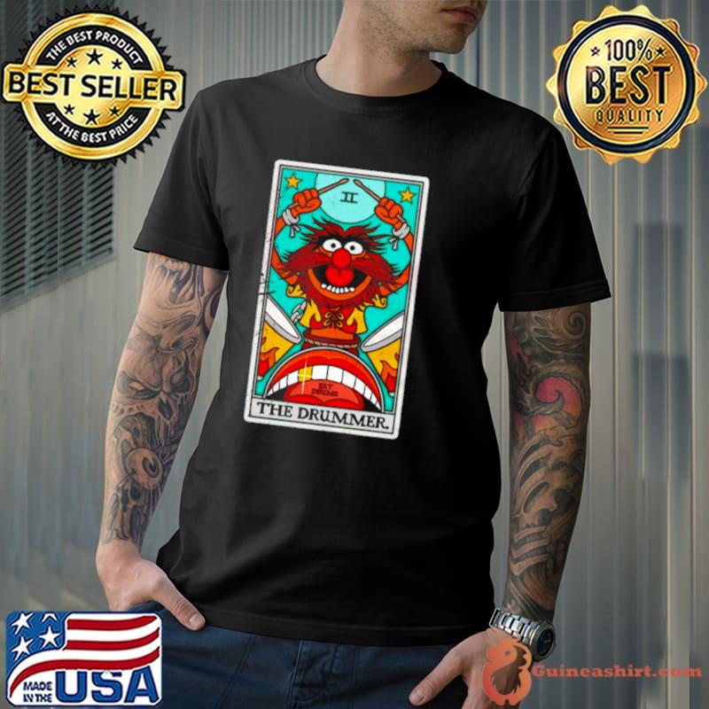 Animal The Muppets The Drummer tarot card shirt
