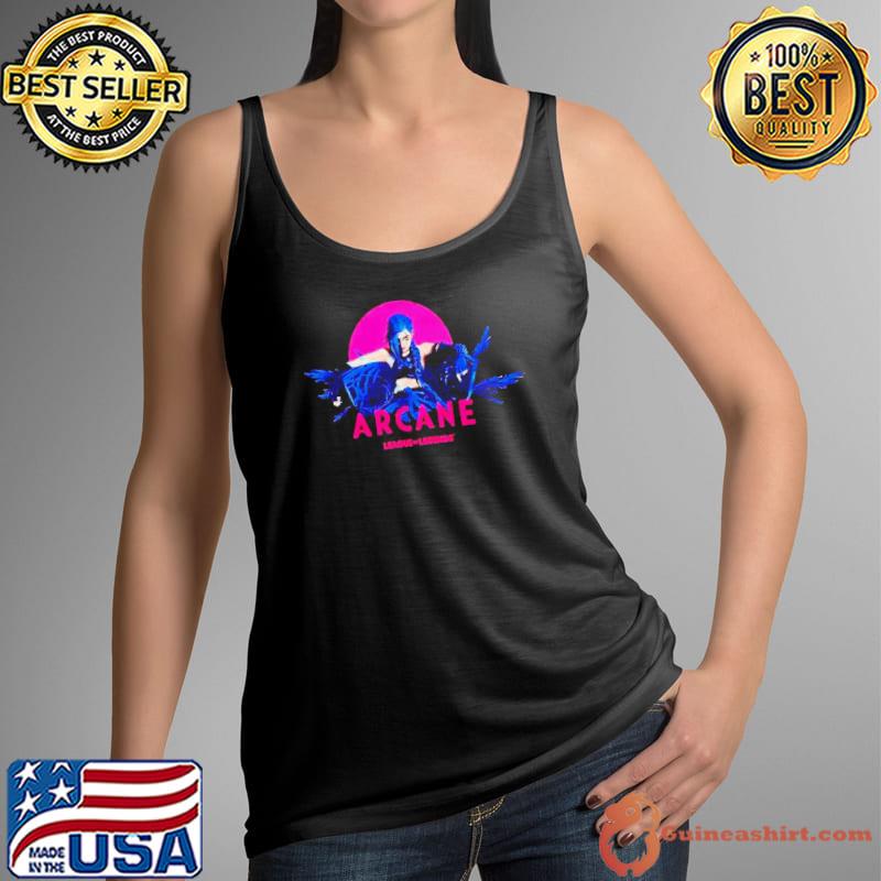 Arcane Jinx Sitting LOL shirt