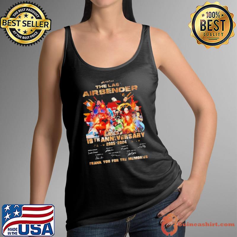 Avatar The Last Airbender 19th Anniversary 2005 – 2024 Thank You For The Memories Signatures Shirt