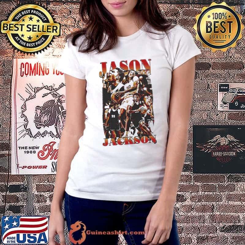 Awesome Jason Jackson White Individual Caricature Shirt