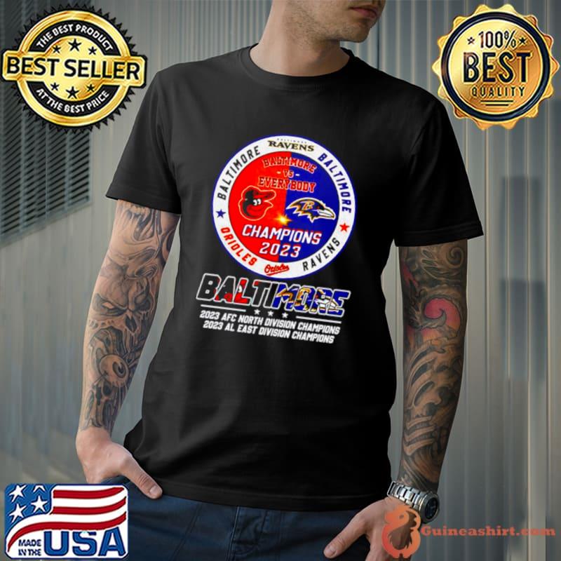 Baltimore Ravens and Orioles AFC Champions and AL Champions shirt