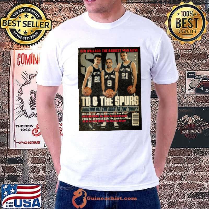 Ben wallage the baddest man alive smiling all the way to the chip the spurs T-Shirt