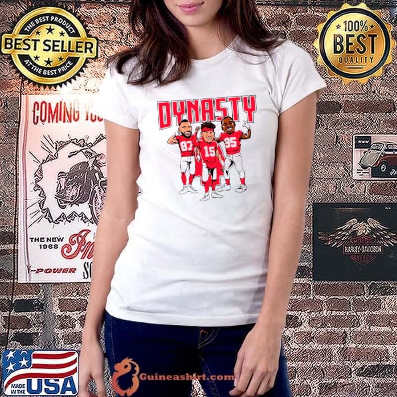 Best mahomes Kelce and Jones Kansas City football Dynasty shirt