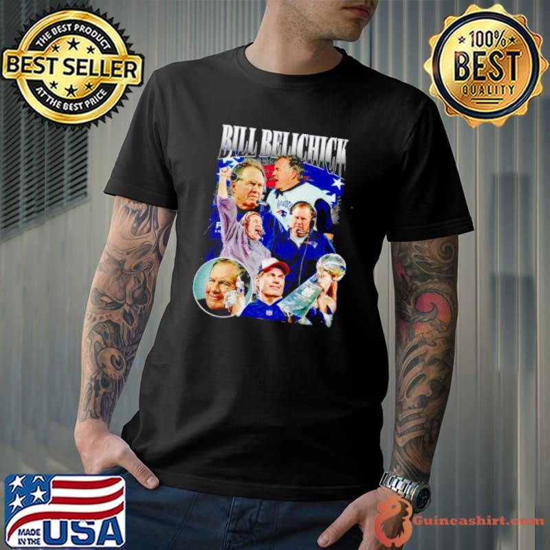 Bill Belichick New England Patriots Graphic vintage shirt