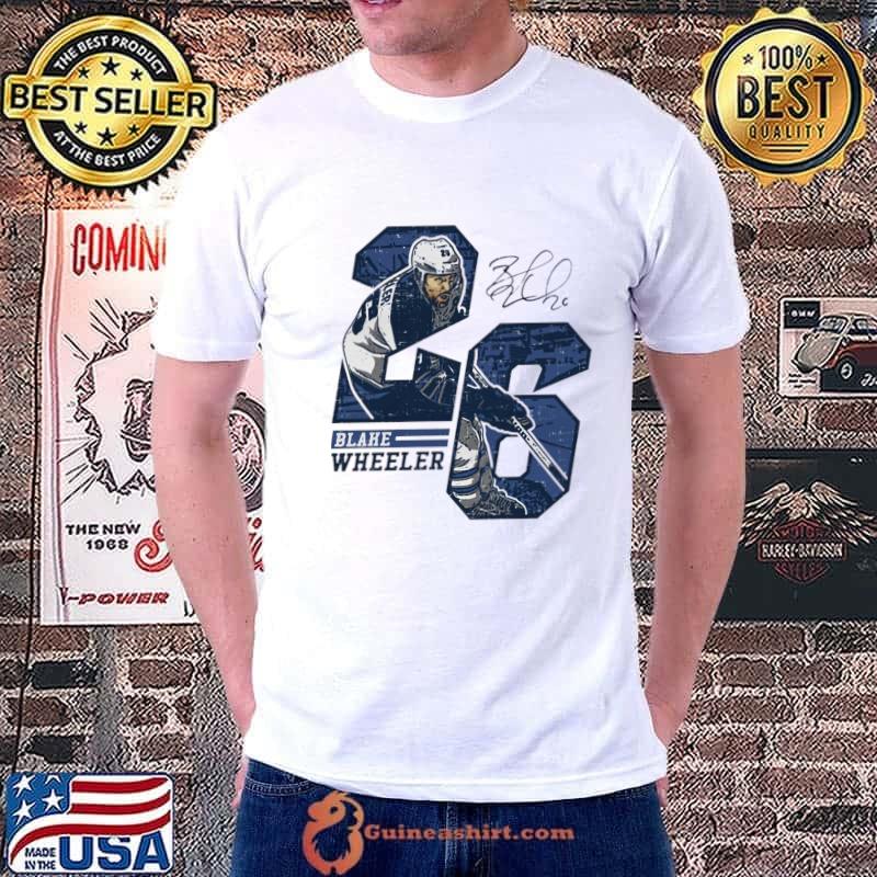 Blake Wheeler Winnipeg Offset American professional ice hockey player T-Shirt
