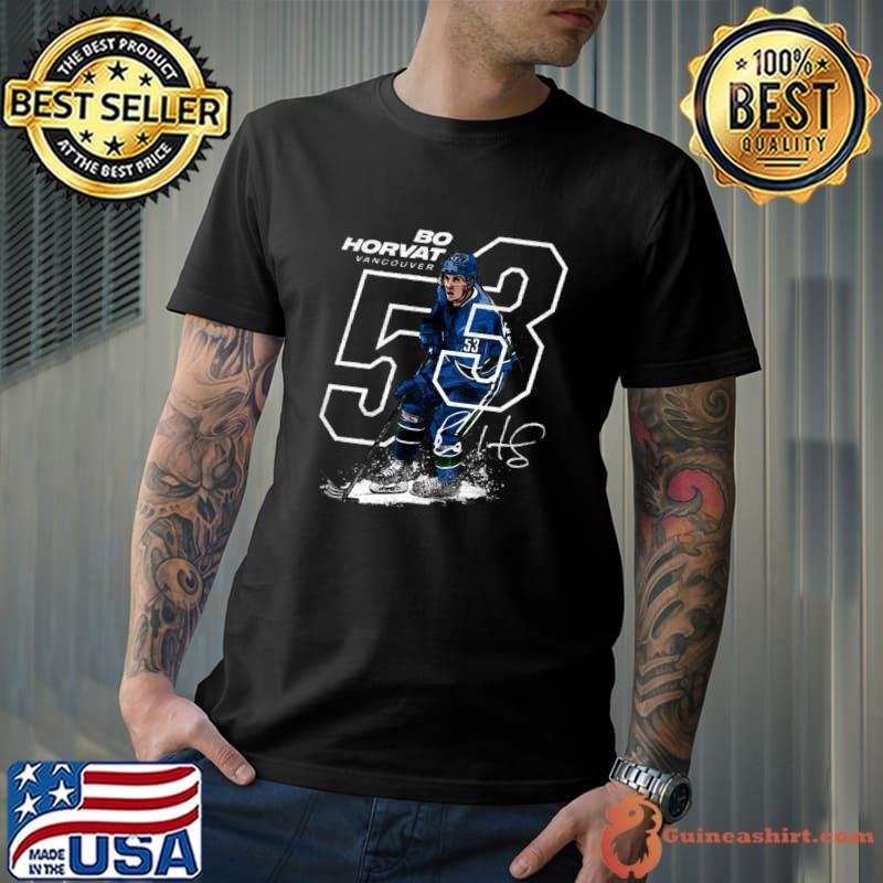 Bo Horvat Canadian professional ice hockey centre for the New York Islanders Vancouver Offset T-Shirt