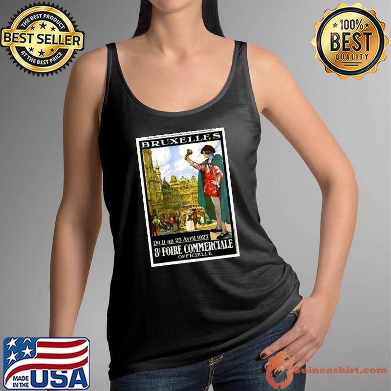 Brussels Belgium Trade Fair 1930 Foire Commerciale T-Shirt Tank Top