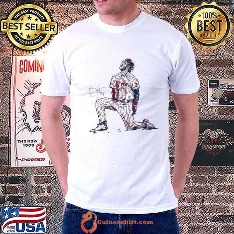 Bryce Harper Superstar pose signature shirt