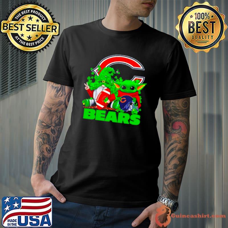 Chicago Bears Baby Yoda Happy St.Patrick’s Day Shamrock shirt