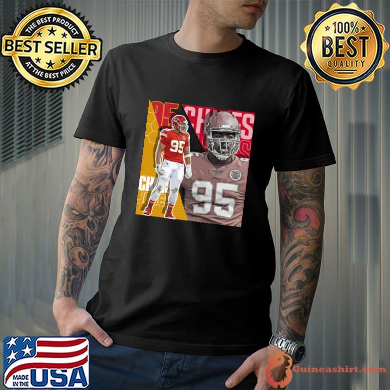 Chris Jones American football defensive tackle for the Kansas City Chiefs T-Shirt