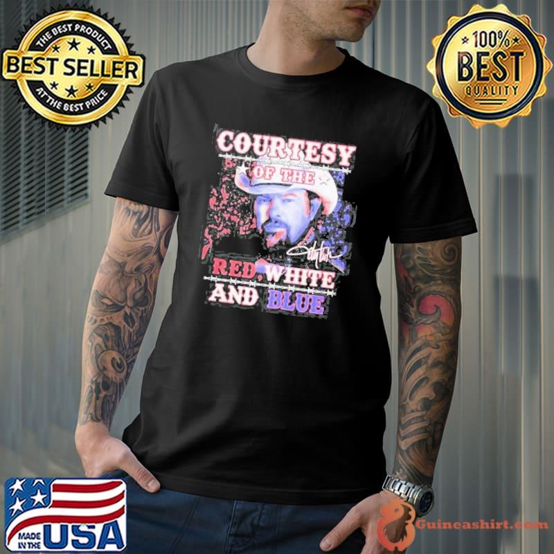 Courtesy Of The Red White And Blue Toby Keith signature Shirt