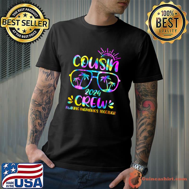 Cousin Crew 2024 Making Memories Family Squad Reunion Trip Colors T-Shirt