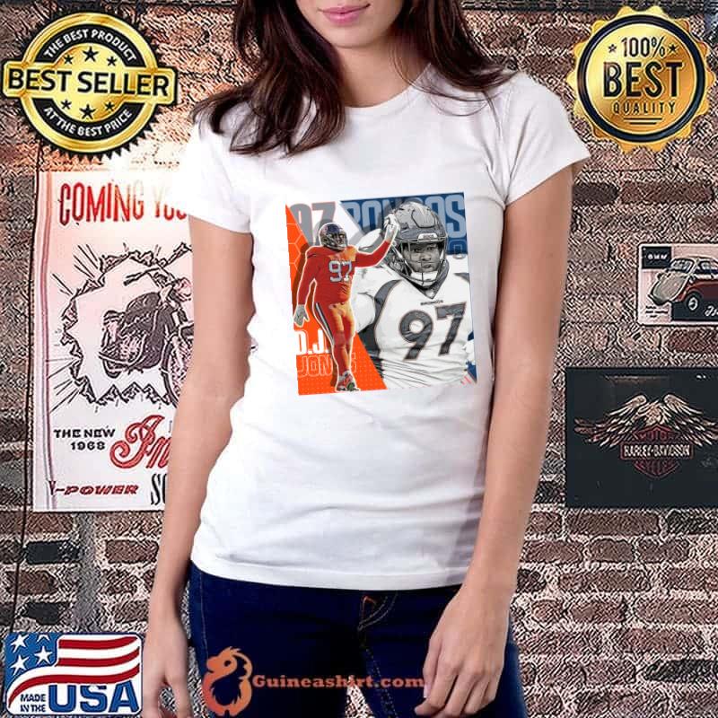 D.J. Jones American football nose tackle for the Denver Broncos T-Shirt