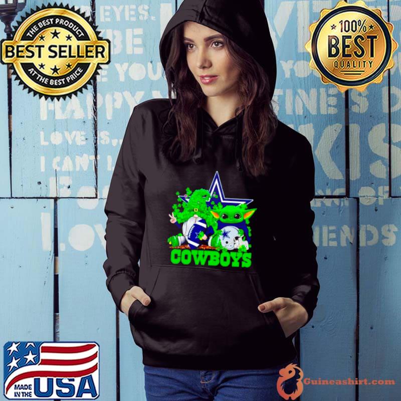 Dallas Cowboys Baby Yoda Happy St.Patrick’s Day Shamrock s Hoodie