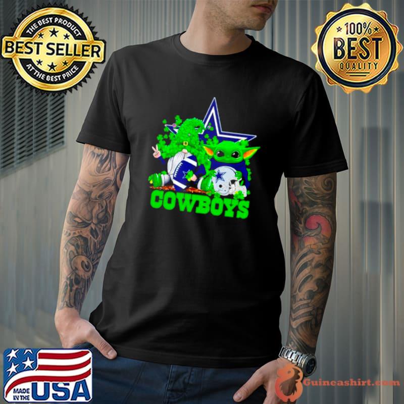 Dallas Cowboys Baby Yoda Happy St.Patrick’s Day Shamrock shirt
