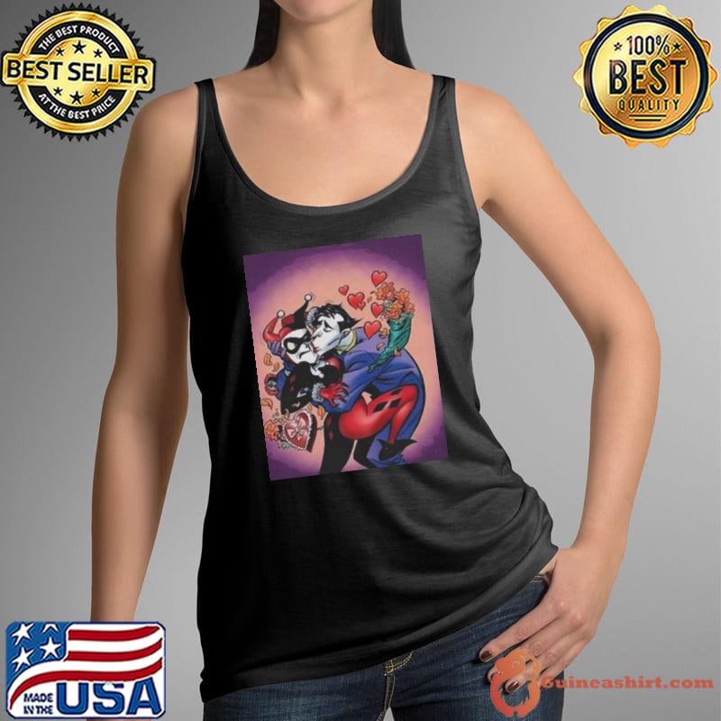 DC Comics Batman Harley Quinn The Joker Valentines shirt