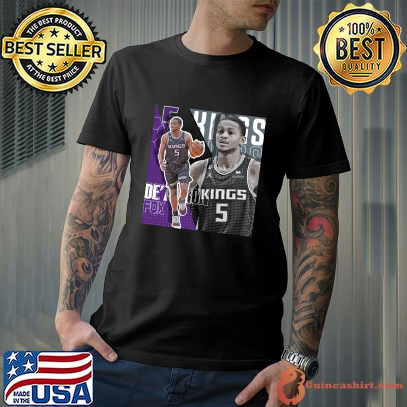 De'Aaron Fox American professional basketball player for the Sacramento Kings T-Shirt