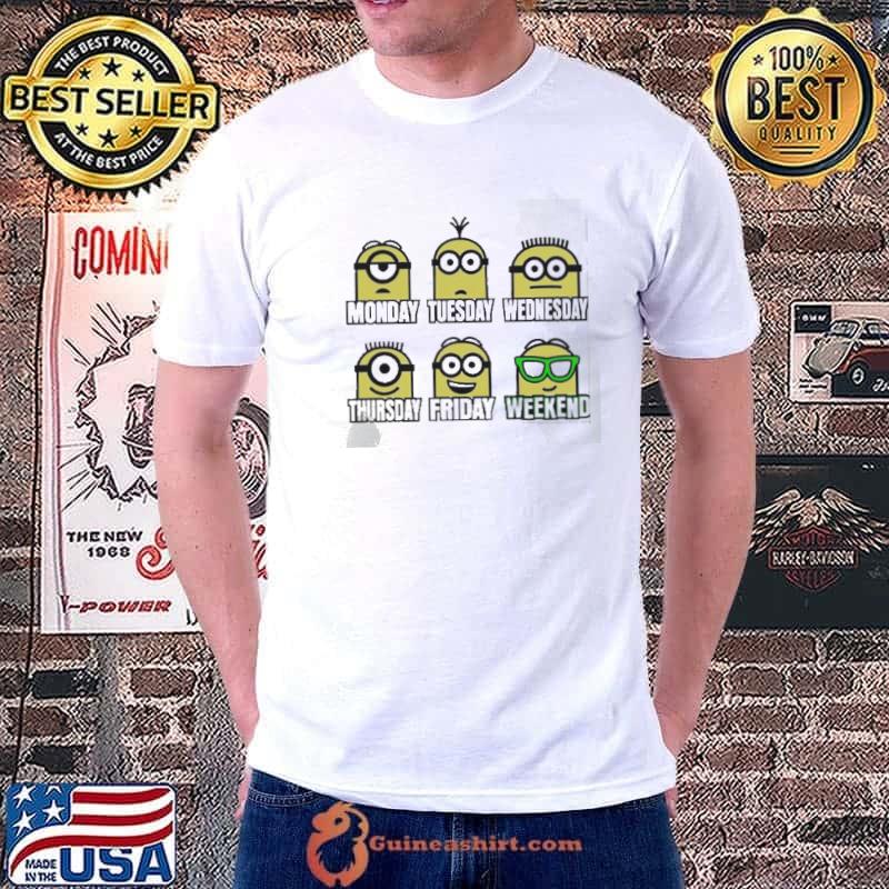 Despicable Me Minions Expressions Of The Week Classic shirt