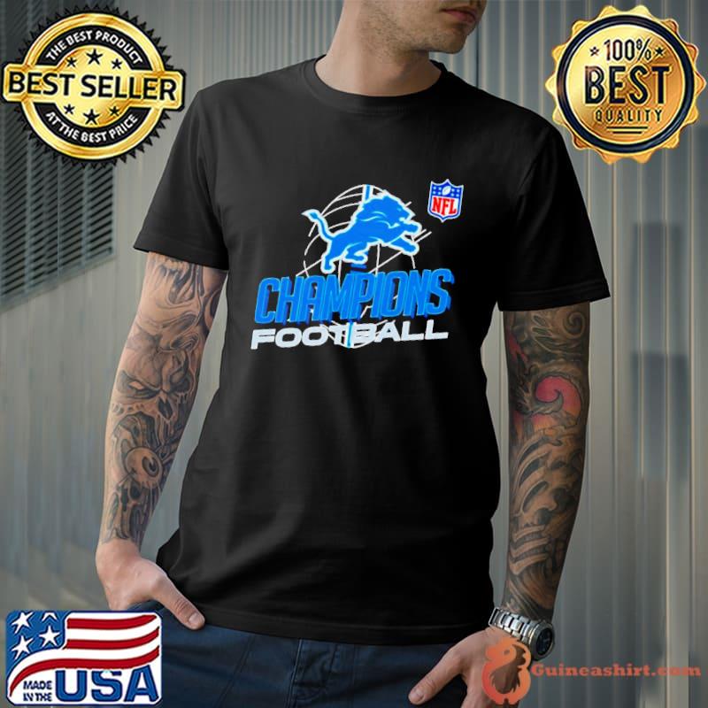 Detroit Lions Champions football logo shirt