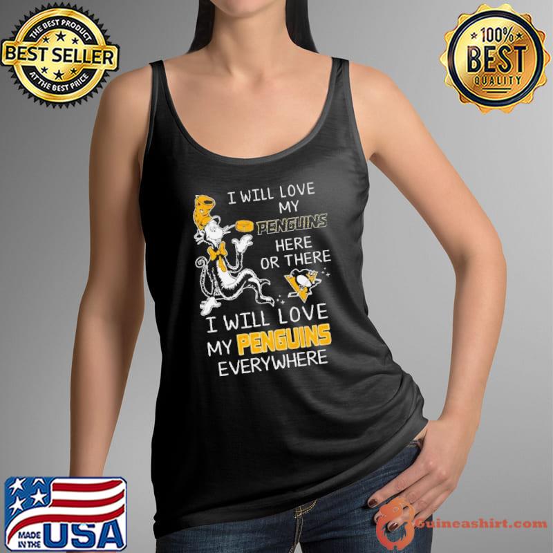Dr Seuss I Will Love My Penguins Here Or There I Will Love My Penguins Everywhere 2024 Shirt