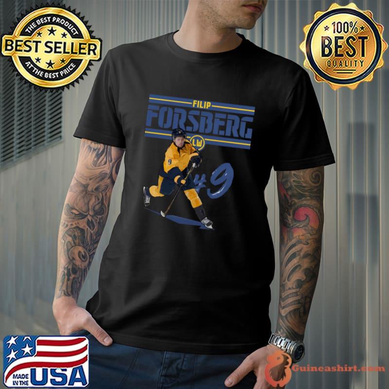 Filip Forsberg Swedish professional ice hockey player for the Nashville Predators Play T-Shirt