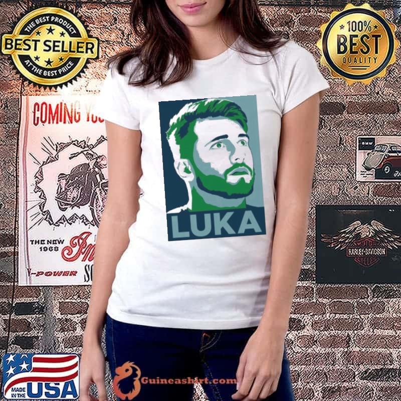 Funny luka Player Basketball Dallas Mavericks Art Green shirt