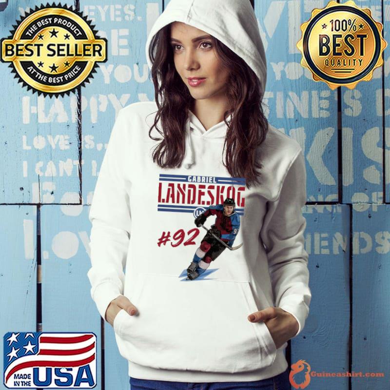 Gabriel Landeskog Swedish professional ice hockey Colorado Play T-Shirt Hoodie