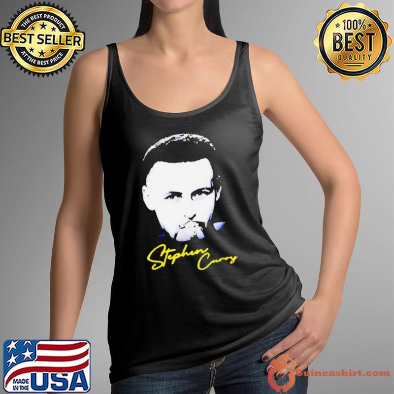 Golden State Warriors Stephen Curry face shirt