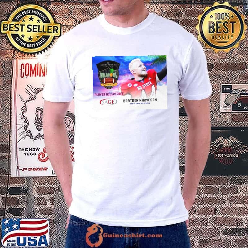 Hula Bowl 2024 NCAA College football Brayden Narveson shirt