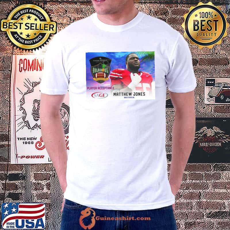 Hula Bowl 2024 NCAA College football Matthew Jones shirt