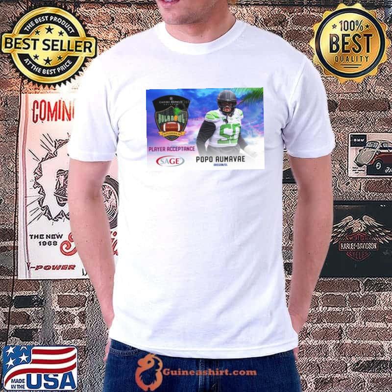Hula Bowl 2024 NCAA College football Popo Aumavae shirt