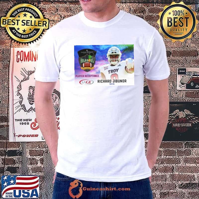 Hula Bowl 2024 NCAA College football Richard Jubunor shirt
