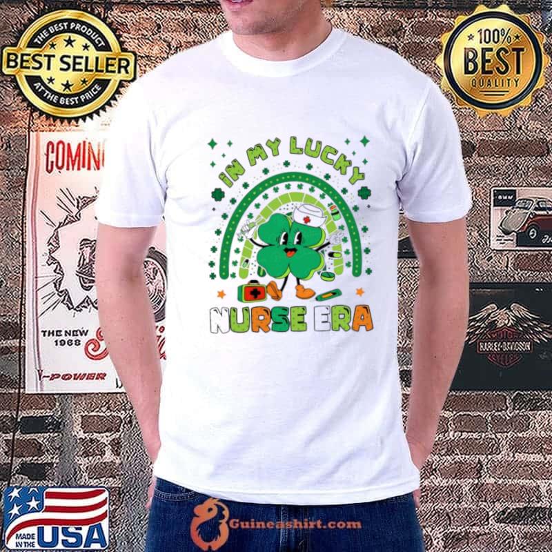 In my lucky nurse era rainbow st patrick's day T-Shirt Unisex