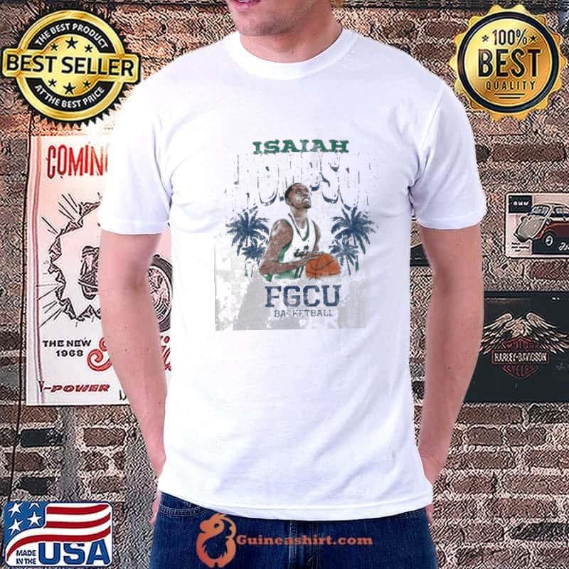 Isaiah Thompson FGCU basketball cartoon shirt
