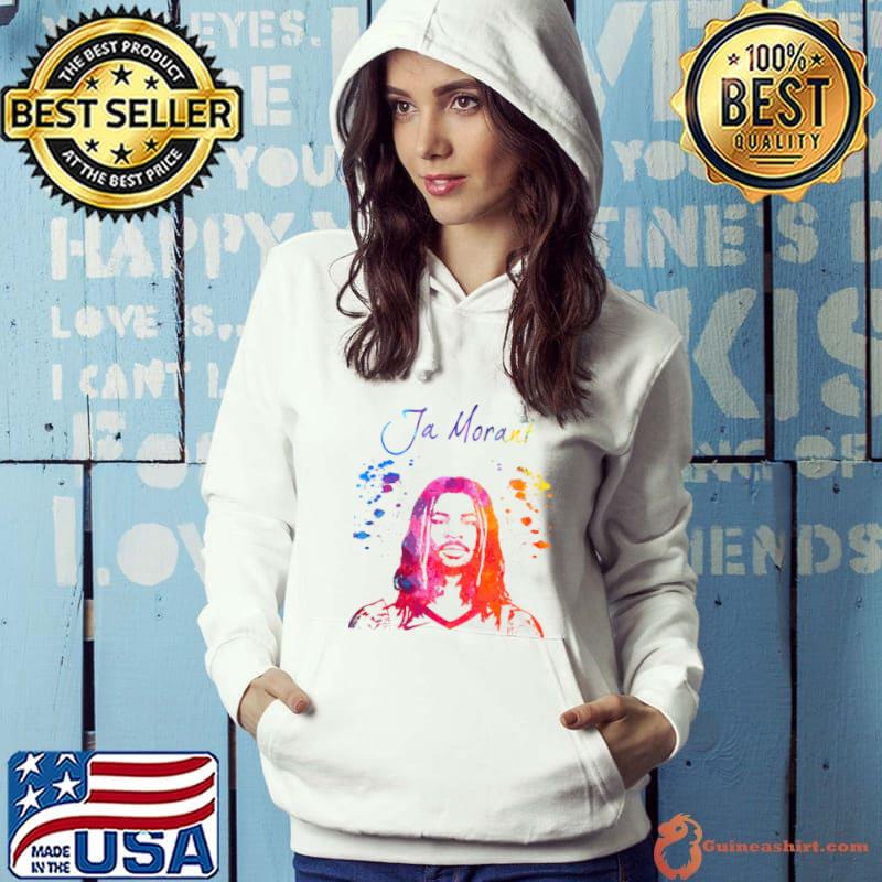 Ja Morant American professional basketball player for the Memphis Grizzlies watercolor T-Shirt Hoodie