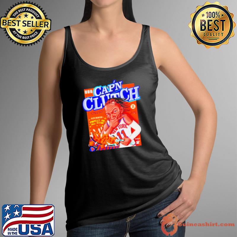 Jalen Brunson New York Knicks naturally clutch oat bran cereal s Tank Top