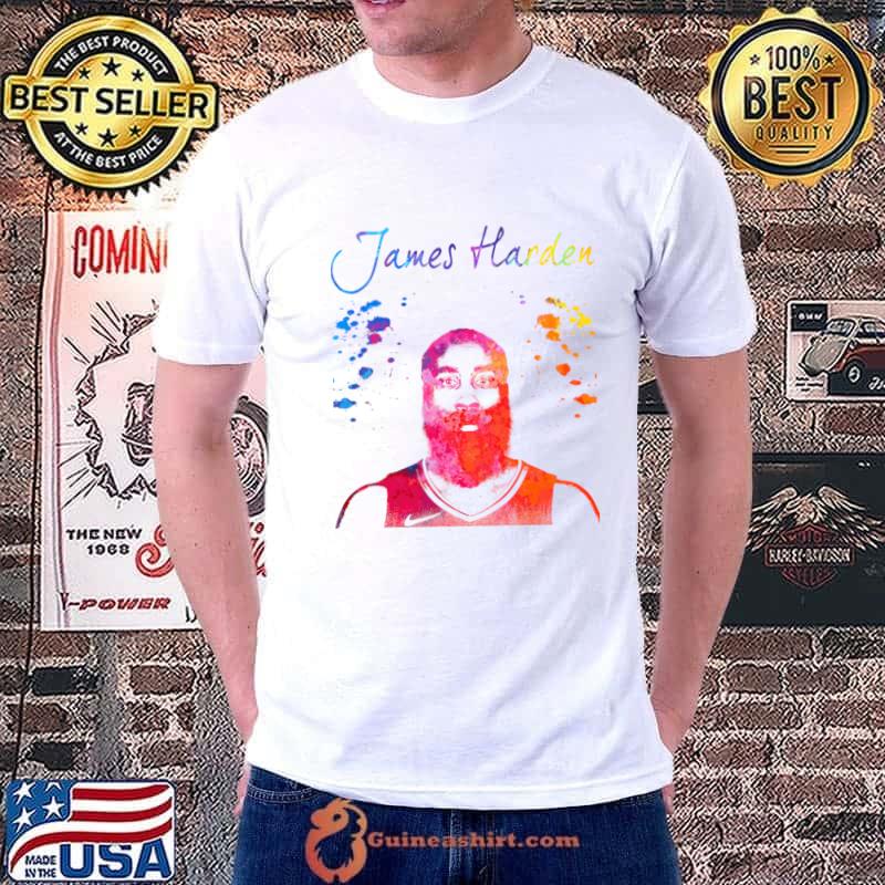 James Harden American professional basketball player for the Los Angeles Clippers watercolor T-Shirt Unisex