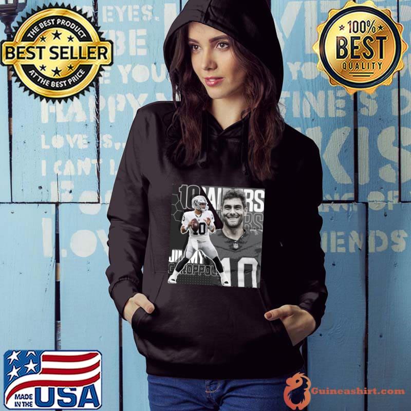Jimmy Garoppolo American football quarterback for the Las Vegas Raiders T-Shirt Hoodie