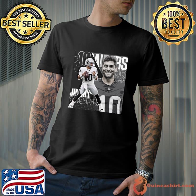 Jimmy Garoppolo American football quarterback for the Las Vegas Raiders T-Shirt