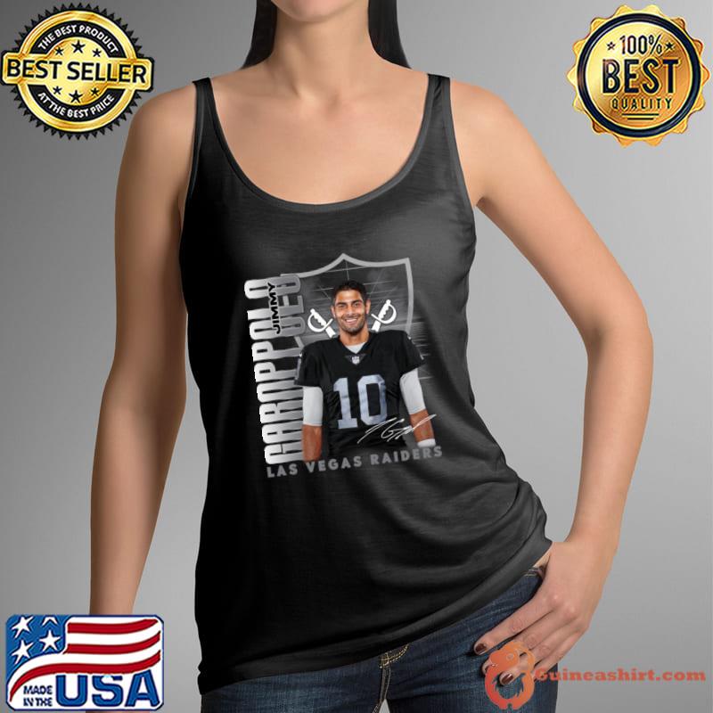 Jimmy Garoppolo Smile Signature American football quarterback Las Vegas Raides T-Shirt